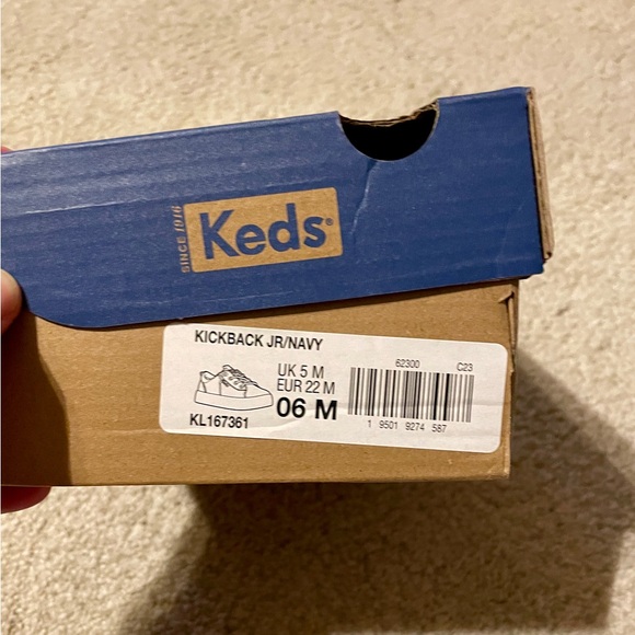 NWT toddler Keds (sz6) blue & pink - Picture 5 of 5